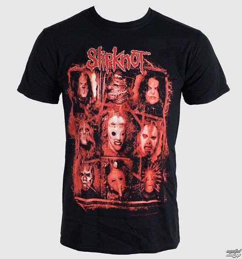 tričko pánske Slipknot - Rusty Face - Blk - BRAVADO EU - SKTS08MB