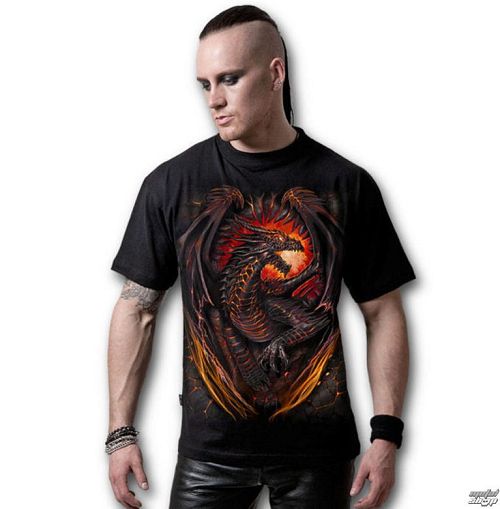 tričko pánske SPIRAL - Dragon Furnace - L016M101