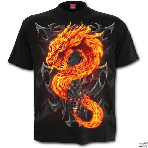 tričko pánske SPIRAL - Fire Dragon - T112M101