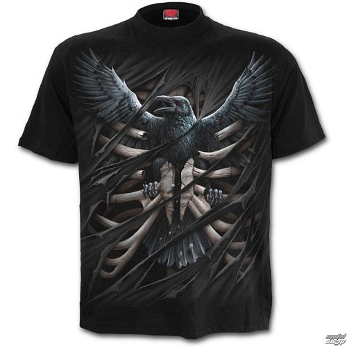 tričko pánske SPIRAL - Raven Cage - T125M101