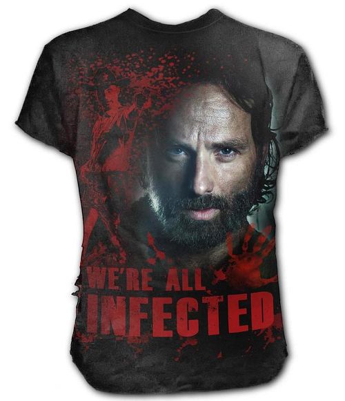 tričko pánske SPIRAL - RICK - ALL INFECTED - Walking Dead - G002M125