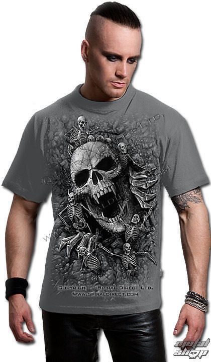 tričko pánske SPIRAL - Skulls Cove - DS125622