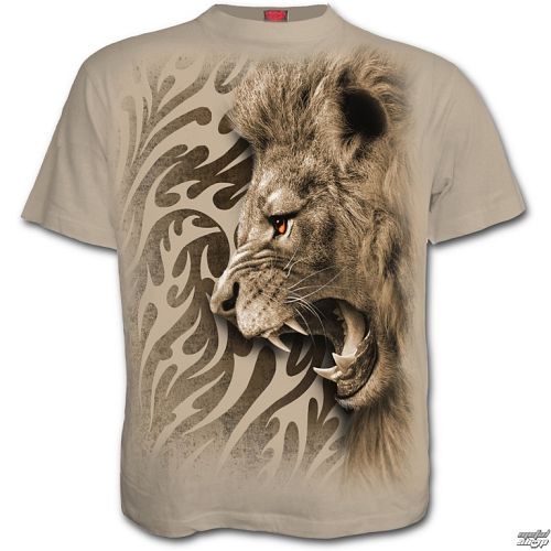 tričko pánske SPIRAL - Tribal Lion - E020M124