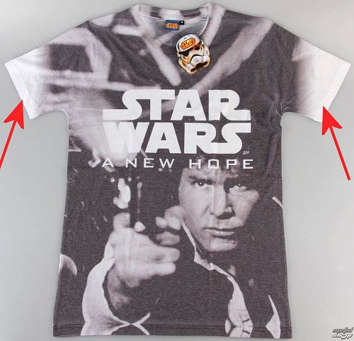 tričko pánske Star Wars - A New Hope (Dye Sub) - PLASTIC HEAD - POŠKODENÉ - N245