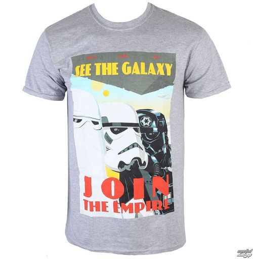 tričko pánske Star Wars - Join The Empire - Charcoal - INDIEGO - Indie0255