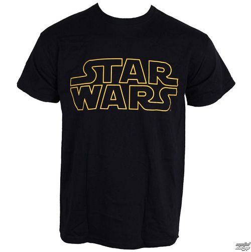 tričko pánske Star Wars - Logo Outline Fotl - LIVE NATION - PE12166TSB