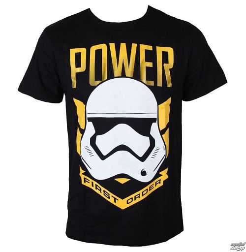 tričko pánske Star Wars - Trooper Power - Black - LEGEND - MESWSTOTS149