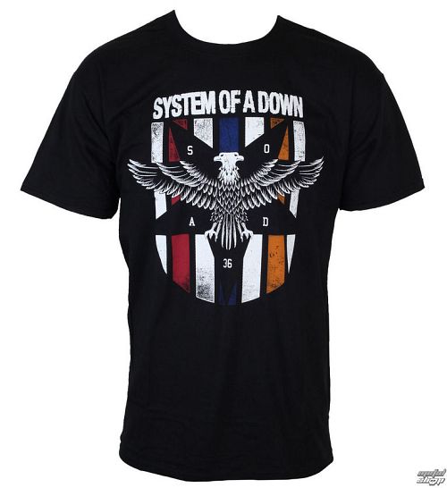 tričko pánske System Of A Down - Eagle Colours - ROCK OFF - SOADTS02MB