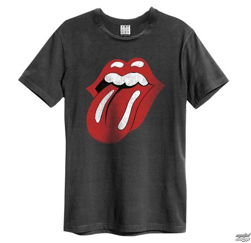 tričko pánske The Rolling Stones - Era Tongue - Charcoal - AMPLIFIED - ZAV210VRS