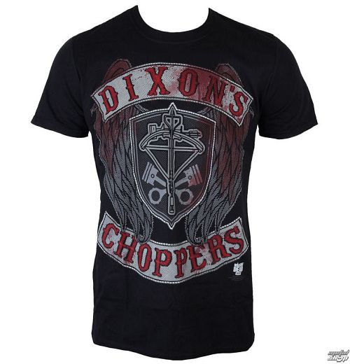 tričko pánske The Walking Dead - Dixons Choppers - Black - INDIEGO - Indie0246