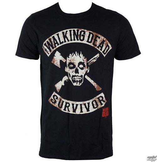tričko pánske The Walking Dead - Survivor - Black - INDIEGO - Indie0911