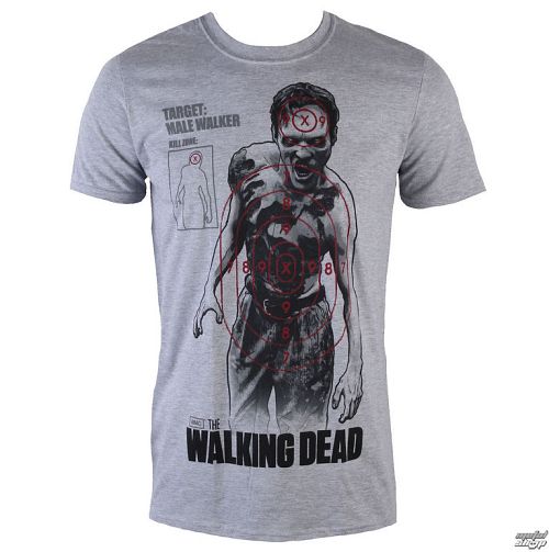 tričko pánske The Walking Dead - Thi Target Muž Walker - PLASTIC HEAD - PH9377