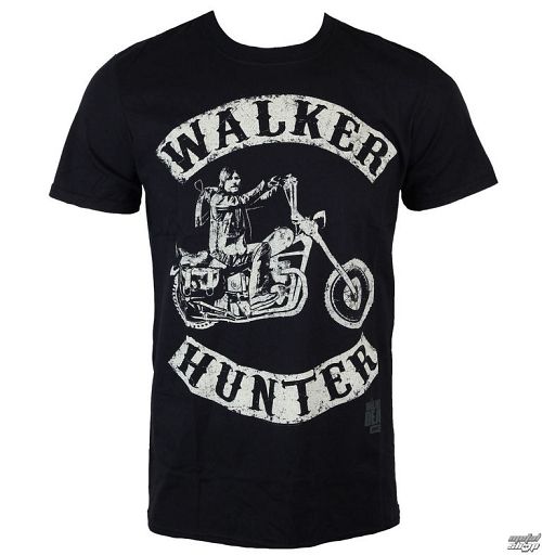 tričko pánske The Walking Dead - Walker Hunter - Black - INDIEGO - Indie0108