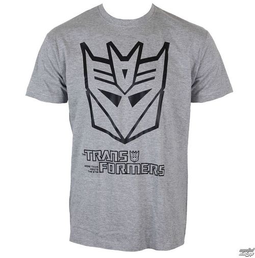 tričko pánske Transformers - Decepticonmi Logo - H. Grey - HYBRIS - HSB-1-TF004-H53-9
