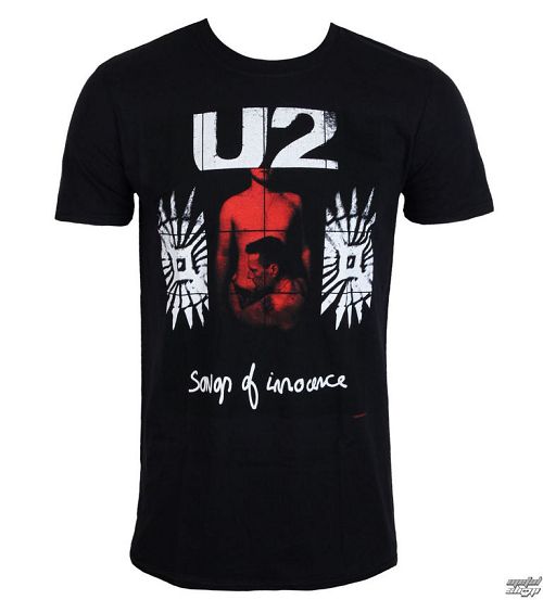 tričko pánske U2 - SONGS OF INNOCENCE RED SHADE - PLASTIC HEAD - RT&&string2&&2017
