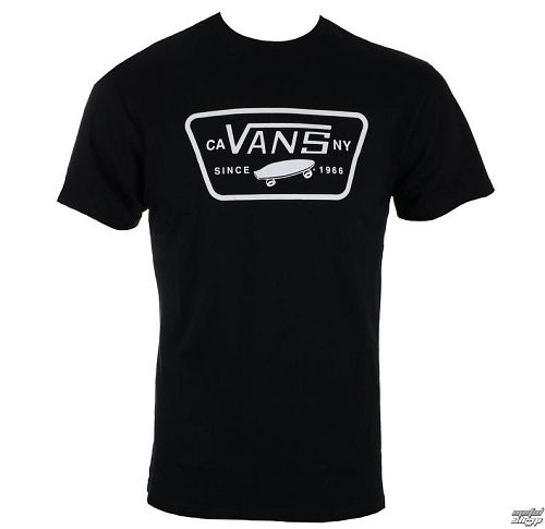 tričko pánske VANS - FULL PATCH - BLACK/WHITE - V00QN8Y28