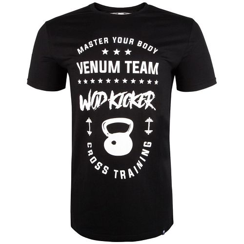 tričko pánske VENUM - Wod Kicker - Black/White - VENUM-03404-108