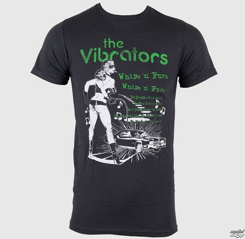 tričko pánské Vibrators - Whips 'N' Furs - Black - IMPACT - VIB12