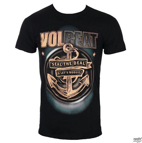 tričko pánske Volbeat - Anchor - Black - ROCK OFF - VOLTS04MB