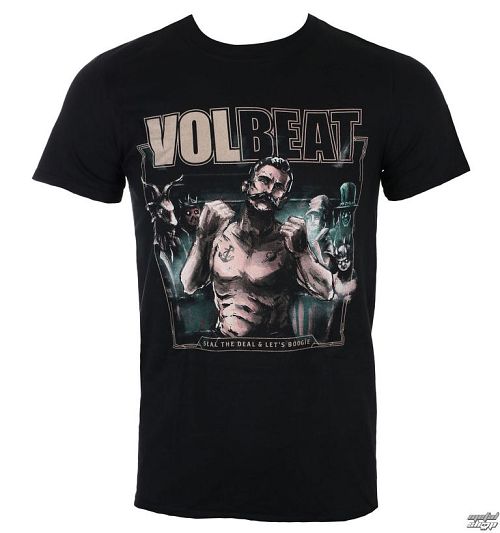 tričko pánske Volbeat - Seal The Deal Cover - Black - ROCK OFF - VOLTS03MB