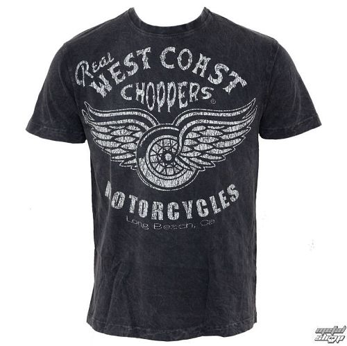 tričko pánske West Coast Choppers - Real Vintage - Black - WCTS10209ZW