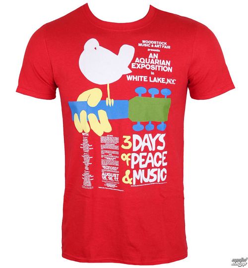 tričko pánske Woodstock- Poster- LOW FREQUENCY - WOTS06001