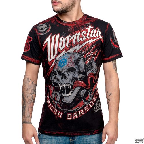 tričko pánske WORNSTAR - American Daredevil - WSUS-AMDD