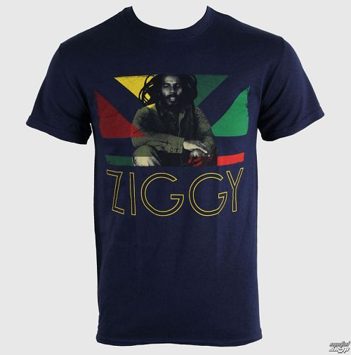 tričko pánske Ziggy Marley - Blue Navy - KINGS ROAD - 51527